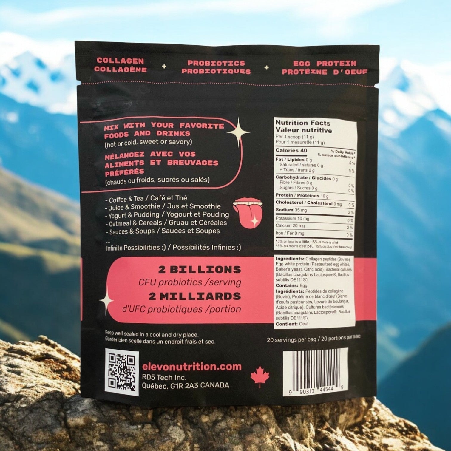 IMPERCEPTIBLE Protein Powder™ - ELEVO Nutrition USA